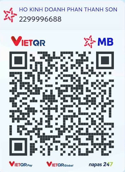 Mã VietQR chuyển khoản MB Bank - HO KINH DOANH PHAN THANH SON